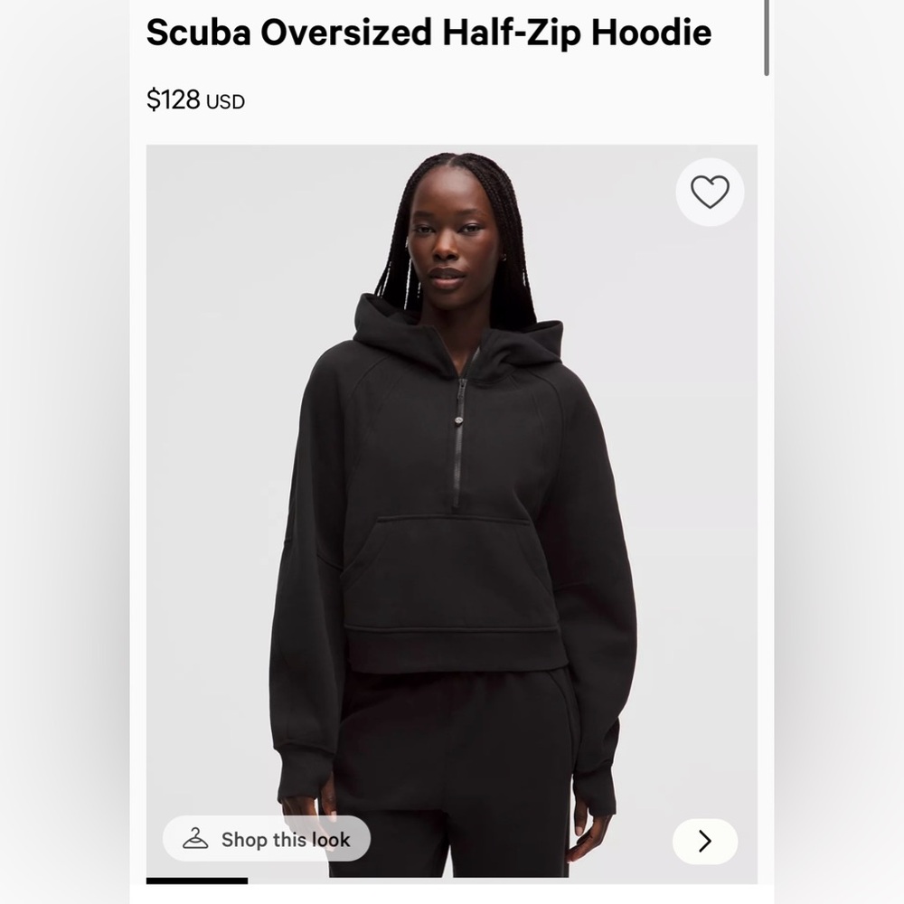 Lululemon Scuba Half-Zip Hoodie